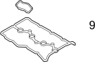 View GASKET. Cover. Valve. Pump. FUEL.  Full-Sized Product Image