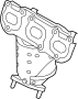 View Catalytic Converter with Integrated Exhaust Manifold (Right) Full-Sized Product Image