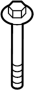 View Suspension Crossmember Bolt (Front, Rear, Upper, Lower) Full-Sized Product Image