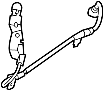 95680C5000 ABS Wheel Speed Sensor (Rear)