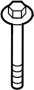 View Suspension Crossmember Bolt (Front, Rear, Upper, Lower) Full-Sized Product Image