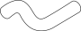 View Automatic Transmission Oil Cooler Hose (Lower) Full-Sized Product Image 1 of 2