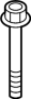 View Bolt. Mount. Bracket. Support. (Front, Rear, Upper, Lower) Full-Sized Product Image