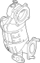 Image of Catalytic. Manifold. Converter. A Catalytic Converter. image for your 1999 Hyundai Sonata   
