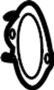 View Gasket. Exhaust. Pipe. Catalytic. (Front) Full-Sized Product Image 1 of 6
