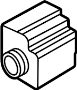 Image of Fuel Tank Pressure Sensor Bracket image for your 1997 Hyundai Tiburon   