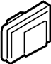 View Clip. Molding. Retainer. (Upper, Lower) Full-Sized Product Image