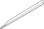 View GARNISH ASSY-FRT DR. GARNISH ASSY-FRT DR SIDE,LH Full-Sized Product Image 1 of 1