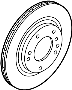 View Disc Brake Rotor (Rear) Full-Sized Product Image