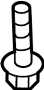 View Suspension Crossmember Bolt (Front, Rear, Upper, Lower) Full-Sized Product Image