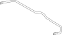 View Suspension Stabilizer Bar (Front) Full-Sized Product Image 1 of 2