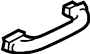 View HANDLE ASSY-ROOF ASS. HANDLE ASSY-ROOF ASSIST REAR,R. HANDLE ASSY-ROOF ASSIST REAR,RH (MISTY GRAY (=APOLLON GRAY)) Full-Sized Product Image