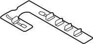 Plate - Oil Baffle. Valve Cover Gasket. Included with: Valve.