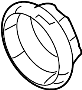 View Headlight Bulb Cap (Rear) Full-Sized Product Image
