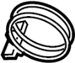View Engine Air Duct Clamp (Rear) Full-Sized Product Image