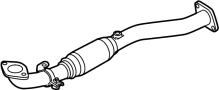 Exhaust Intermediate Pipe. Pipe - Exhaust. (Front). Exhaust Intermediate.