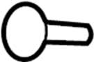 View Trunk Trim Scuff Plate Clip Full-Sized Product Image 1 of 1