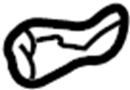 0K52Y40080 Bracket - Exhaust Pipe. (Front)