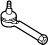 Image of Steering Tie Rod End (Right) image for your 2003 Kia Sedona  LX Mini Passenger Van 