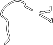 0K55267500F Windshield Washer Hose (Front, Upper, Lower)