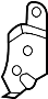 View Door Hinge (Front, Upper, Lower) Full-Sized Product Image