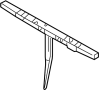 View Radiator Support Tie Bar (Upper) Full-Sized Product Image 1 of 3