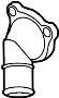 View Engine Coolant Thermostat Housing Full-Sized Product Image