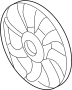 View Engine Cooling Fan Blade Full-Sized Product Image 1 of 3