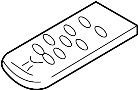 View DVD REMOTE ASSY-WIRELESS. DVD REMOTE-WIRELESS Full-Sized Product Image 1 of 2
