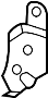 View Door Hinge (Front, Upper, Lower) Full-Sized Product Image 1 of 3