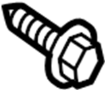 Image of Bolt. Fuel. Door. Filler. WASHER ASSEMBLY. Lower bracket rear. Fuel Filler Door Bolt. image for your Hyundai