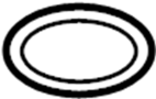 View Engine Coolant Reservoir Cap Gasket Full-Sized Product Image 1 of 9