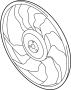 View Engine Cooling Fan Blade. FAN - COOLING.  Full-Sized Product Image