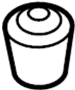View Bumper. Deck Lid Stop Buffer. Hood bumper. Hood Stop Buffer. Overslam bumper. Stopper. Trunk lid bumper.  Full-Sized Product Image 1 of 10