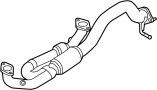 28610A9100 Exhaust Pipe (Front)