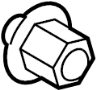 View Wheel Lug Nut Full-Sized Product Image