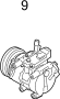 View PULLEY ASSY-A/C. PULLEY ASSY-A/C COMPRESSOR. PULLEY ASSY-A/CON COMPRESSOR Full-Sized Product Image 1 of 2