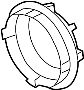 View Headlight Bulb Cap (Rear) Full-Sized Product Image 1 of 3