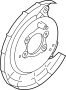 View Brake Dust Shield (Left) Full-Sized Product Image 1 of 2