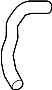 Image of Radiator Coolant Hose (Upper, Lower) image for your 2004 Hyundai Elantra  GT Sedan 