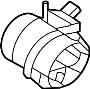 View Clamp. Duct. Air. Hose. Intake. (Rear) Full-Sized Product Image