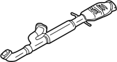 View Pipe. Exhaust. Crossover. Converter. Catalytic. (Front) Full-Sized Product Image 1 of 2