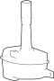 View RESERVOIR ASSY-W/SHLD WASHER. RESERVOIR ASSY-W/WAS Full-Sized Product Image