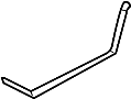 Image of Fuel Tank Strap (Left) image for your Hyundai Tiburon  