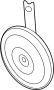 View HORN ASSY-HIGH PITCH Full-Sized Product Image 1 of 9
