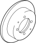 View Disc Brake Rotor (Rear) Full-Sized Product Image