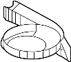 View CASE-BLOWER LOWER. CASE-BLOWER,LWR Full-Sized Product Image 1 of 2