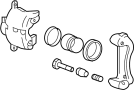 View Caliper. Brake. (RR). Disc. (Left, Rear) Full-Sized Product Image 1 of 6