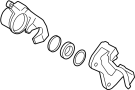 View Disc Brake Caliper (Right, Front) Full-Sized Product Image