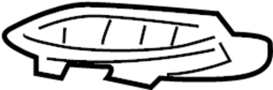 View NOZZLE-SIDE DEFROSTE. NOZZLE-SIDE DEFROSTER LH. NOZZLE-SIDE DEFROSTER,LH Full-Sized Product Image